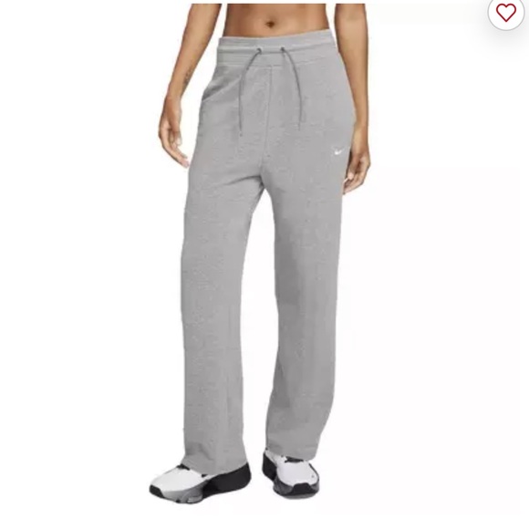 Nike Pants - Nike NWT Women’s Dri Fit Gray High Rise Open-Hem Sweatpants Size M